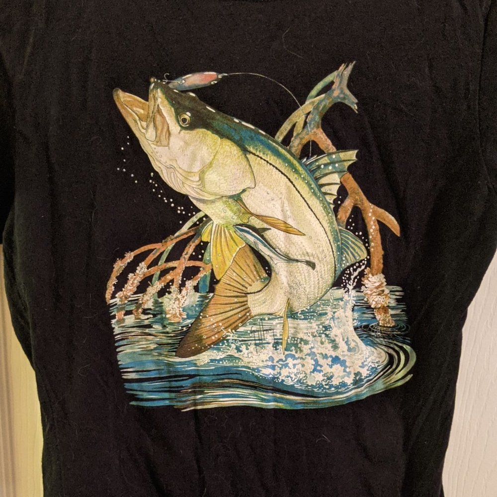 Guy Harvey Black Tshirt Slimfit